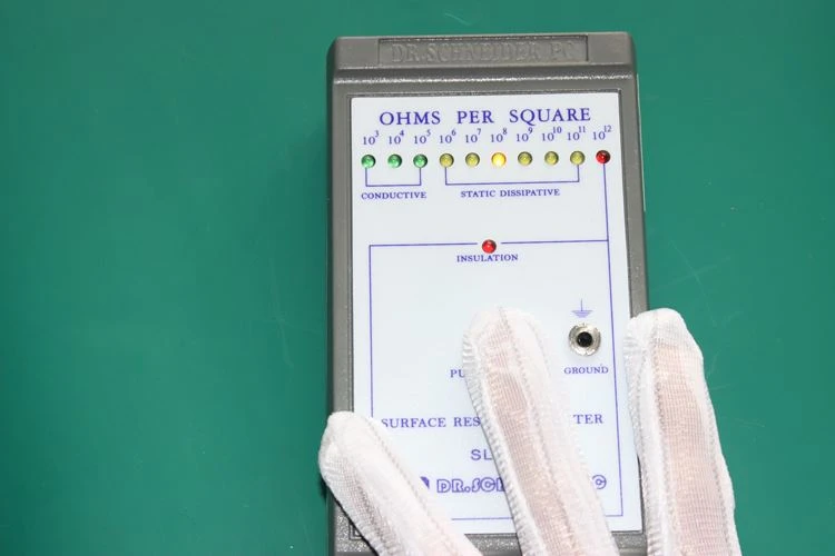 esd testing for antistatic mat