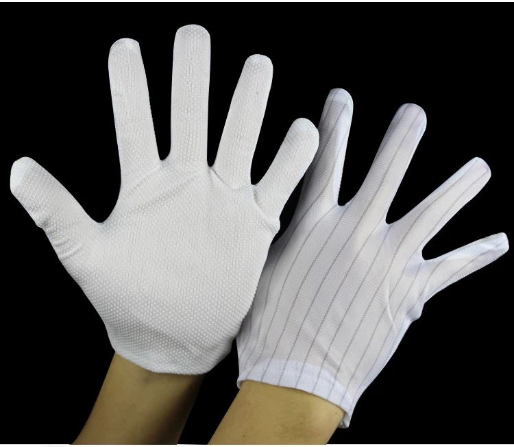 ESD doted gloves