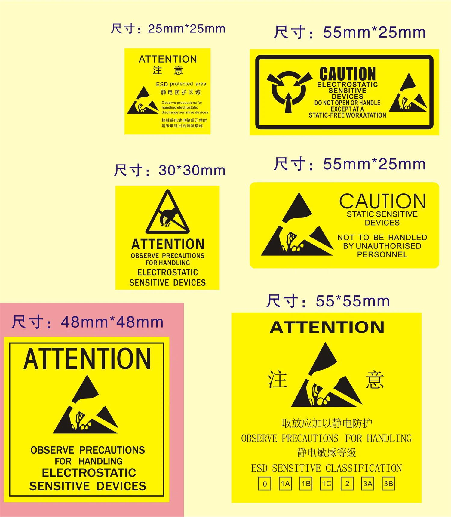 All models of esd labels1 All models of esd labels1